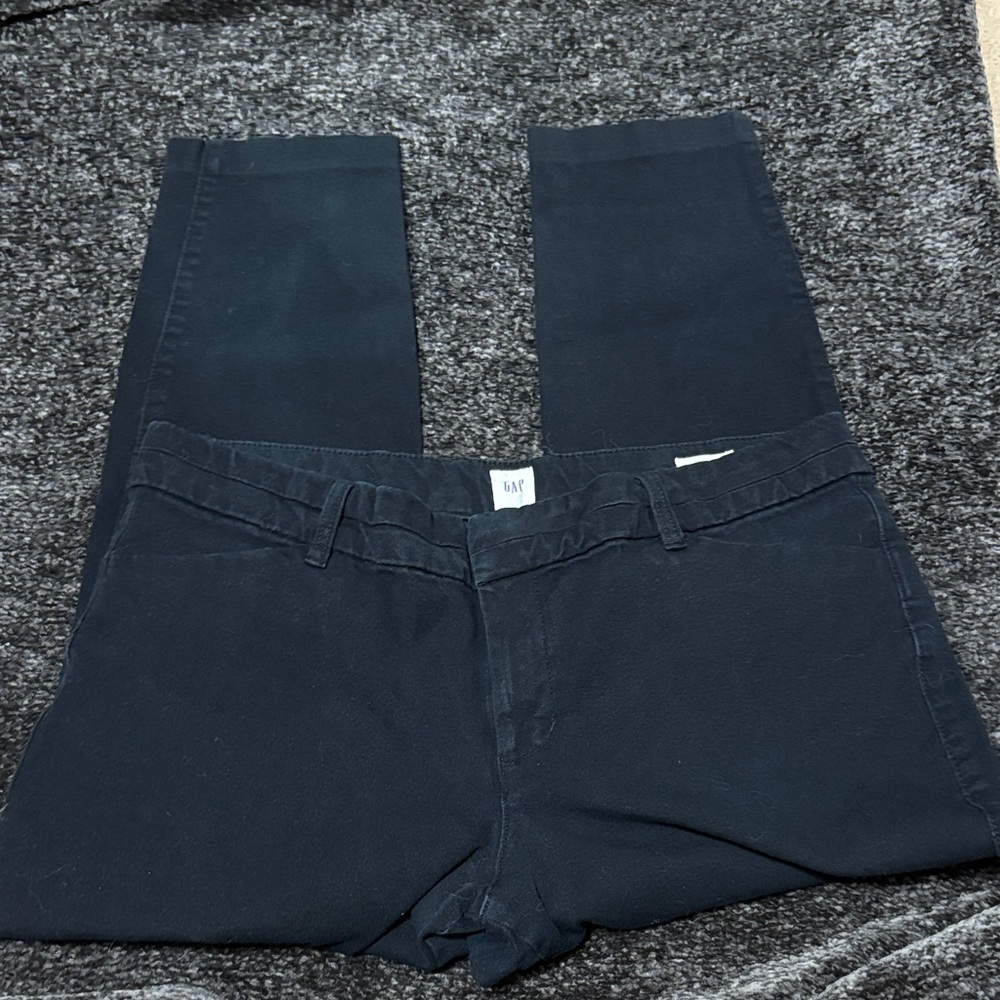 Bundle of 2 GAP Slim City Crop Black Ankle Pants